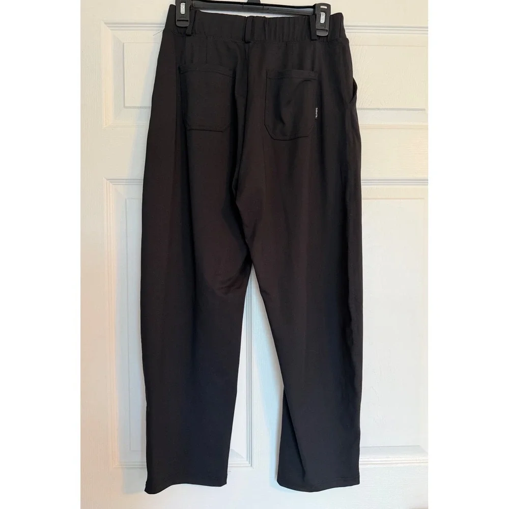 Baleaf Womens Black Athletic Golf Hiking Pants Size Medium Straight Leg Stretch